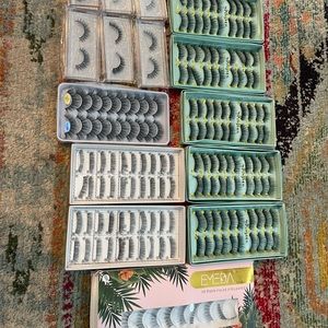100 pairs various lashes (selling as one)